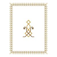 Vintage floral classic calligraphic retro vignette scroll frames ornamental design elements black and color set isolated vector