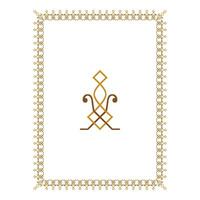 Vintage floral classic calligraphic retro vignette scroll frames ornamental design elements black and color set isolated vector