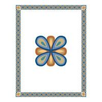 Vintage floral classic calligraphic retro vignette scroll frames ornamental design elements black and color set isolated vector