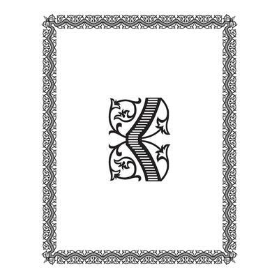 Vintage floral classic calligraphic retro vignette scroll frames ornamental design elements black and color set isolated vector