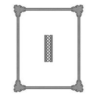 Vintage floral classic calligraphic retro vignette scroll frames ornamental design elements black and color set isolated vector