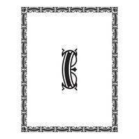 Vintage floral classic calligraphic retro vignette scroll frames ornamental design elements black and color set isolated vector