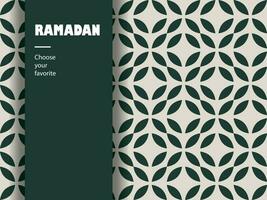 Arabic pattern Islamic Ramadan wallpaper seamless vector background ornamental