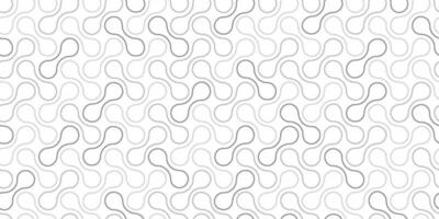 Seamless pattern with circle connect shape. Metaball dots icon. Integration technology symbols. Abstract point movement. Transition round blobs. Vector texture illustration Isolated white background.