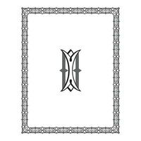 Vintage floral classic calligraphic retro vignette scroll frames ornamental design elements black and color set isolated vector