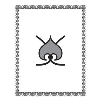 Vintage floral classic calligraphic retro vignette scroll frames ornamental design elements black and color set isolated vector