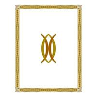 Vintage floral classic calligraphic retro vignette scroll frames ornamental design elements black and color set isolated vector