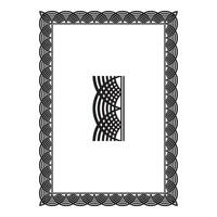 Vintage floral classic calligraphic retro vignette scroll frames ornamental design elements black and color set isolated vector