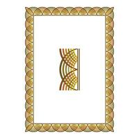 Vintage floral classic calligraphic retro vignette scroll frames ornamental design elements black and color set isolated vector