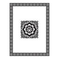 Vintage floral classic calligraphic retro vignette scroll frames ornamental design elements black and color set isolated vector