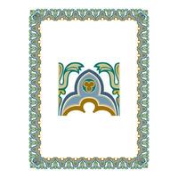 Vintage floral classic calligraphic retro vignette scroll frames ornamental design elements black and color set isolated vector