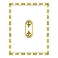 Vintage floral classic calligraphic retro vignette scroll frames ornamental design elements black and color set isolated vector