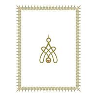 Vintage floral classic calligraphic retro vignette scroll frames ornamental design elements black and color set isolated vector