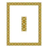 Vintage floral classic calligraphic retro vignette scroll frames ornamental design elements black and color set isolated vector