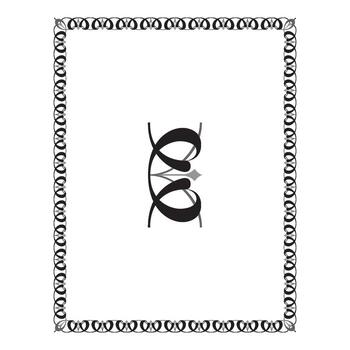 Vintage floral classic calligraphic retro vignette scroll frames ornamental design elements black and color set isolated vector