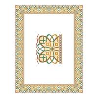 Vintage floral classic calligraphic retro vignette scroll frames ornamental design elements black and color set isolated vector
