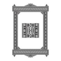 Vintage floral classic calligraphic retro vignette scroll frames ornamental design elements black and color set isolated vector