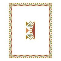 Vintage floral classic calligraphic retro vignette scroll frames ornamental design elements black and color set isolated vector