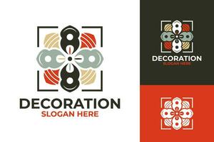 Home Decoration Tiles Wall Ceiling Logo Design vector