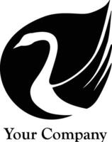 swan logo, swan template, swan design for your business vector