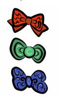 Ribbon in 3 type and color vector