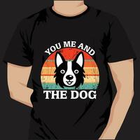 Dog quote vintage premium t-shirt design illustrator vector