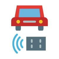 Remote Vehicle Vector Flat Icon For Personal And Commercial Use.