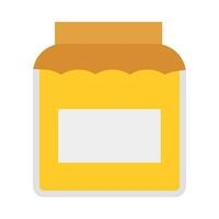 Honey Jar Vector Flat Icon For Personal And Commercial Use.