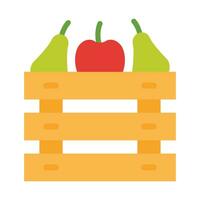 Fruit Box Vector Flat Icon For Personal And Commercial Use.
