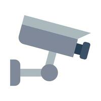 Security Camera Vector Flat Icon For Personal And Commercial Use.