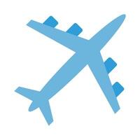 Flying Airplane Vector Flat Icon For Personal And Commercial Use.