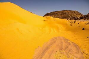 Landscape of sahara desert in Egypt. Conceptual for freedom, enjoying the journey. photo