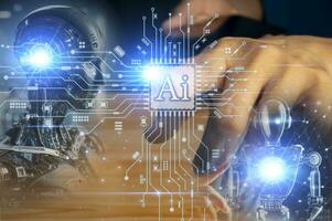 Concepts, development of artificial intelligence and self-learning of artificial intelligence,generate ai photo