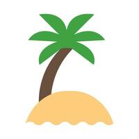 Palm Tree Vector Flat Icon For Personal And Commercial Use.