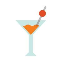 Cocktail Vector Flat Icon For Personal And Commercial Use.