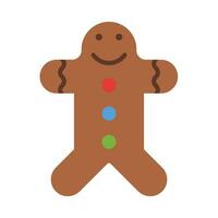 Gingerbread Man Vector Flat Icon For Personal And Commercial Use.