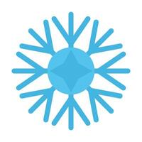Snowflake Vector Flat Icon For Personal And Commercial Use.