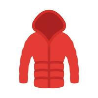 Puffer Coat Vector Flat Icon For Personal And Commercial Use.