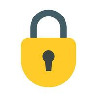 Lock Vector Flat Icon For Personal And Commercial Use.