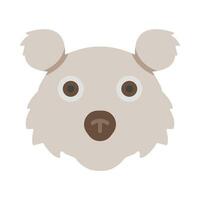 polar oso vector plano icono para personal y comercial usar.