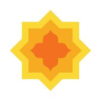 Islamic Star Vector Flat Icon For Personal And Commercial Use.