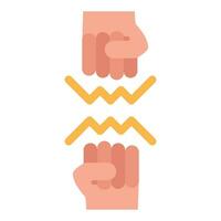 Fighting Vector Flat Icon For Personal And Commercial Use.