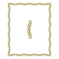 Vintage floral classic calligraphic retro vignette scroll frames ornamental design elements black and color set isolated vector