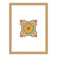 Vintage floral classic calligraphic retro vignette scroll frames ornamental design elements black and color set isolated vector
