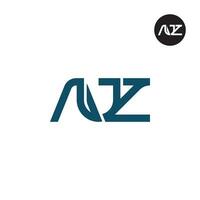 Letter AUZ Monogram Logo Design vector