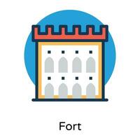 Trendy Castle Concepts vector