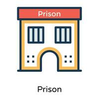 Trendy Prison Concepts vector