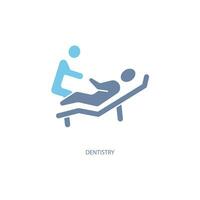 Dentistry concept line icon. Simple element illustration. Dentistry concept outline symbol design. vector