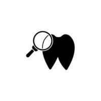 Tooth Inspect concept line icon. Simple element illustration. Tooth Inspect concept outline symbol design. vector