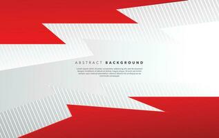 red and white modern abstract background design vector